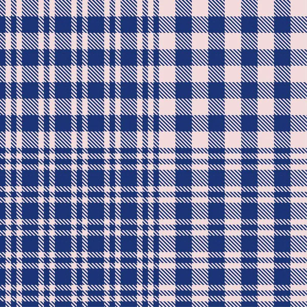 Pink Navy Glen Plaid Textuur Naadloos Patroon Geschikt Voor Mode — Stockvector