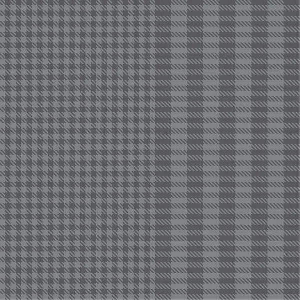 Серый Глен Плед Текстурированный Бесшовный Узор Подходит Моды Текстиля Графики — стоковый вектор