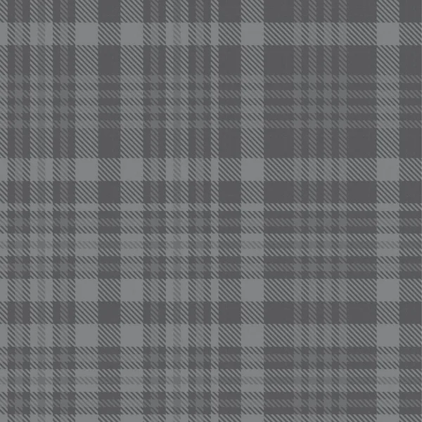 Gris Glen Plaid Motif Sans Couture Texturé Adapté Aux Textiles — Image vectorielle