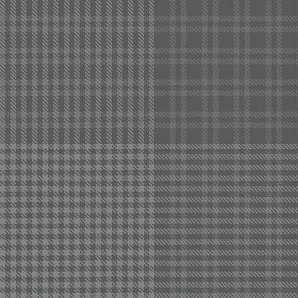 Patrón Sin Costura Texturizado Gris Glen Plaid Adecuado Para Textiles — Vector de stock