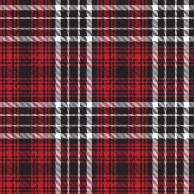 Kırmızı Glen Ekose desenli, moda tekstil ve grafikleri için uygun.