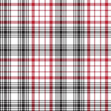 Kırmızı Glen Ekose desenli, moda tekstil ve grafikleri için uygun.
