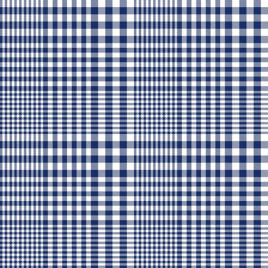 Mavi Glen Ekose desenli, moda tekstil ve grafikleri için uygun.