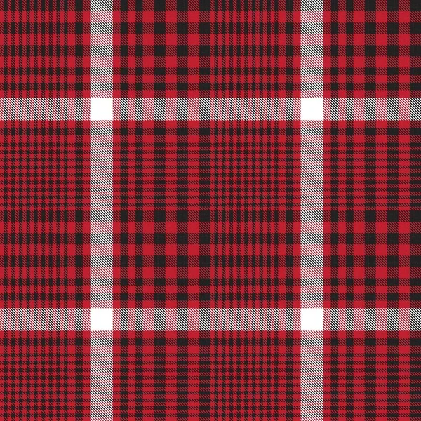 Red Glen Plaid Texturovaný Bezešvý Vzor Vhodný Pro Módní Textil — Stockový vektor