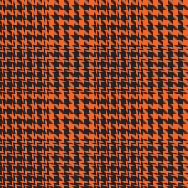 Orange Glen Plaid Texturiertes Nahtloses Muster Für Modetextilien Und Grafiken — Stockvektor