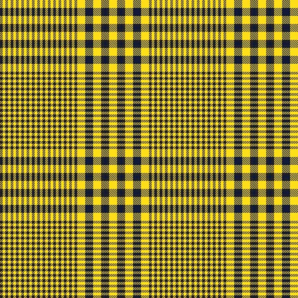 Yellow Glen Plaid Textuur Naadloos Patroon Geschikt Voor Mode Textiel — Stockvector