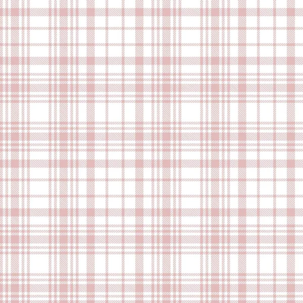 Pink Glen Plaid Texturiertes Nahtloses Muster Für Modetextilien Und Grafiken — Stockvektor