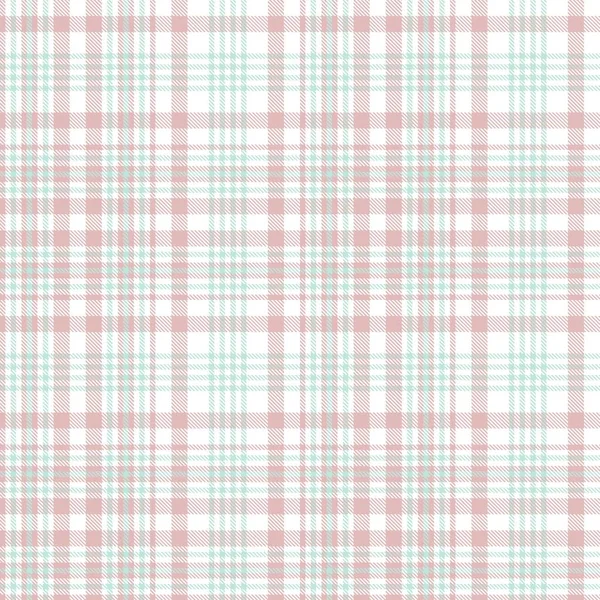 Pink Glen Plaid Texturiertes Nahtloses Muster Für Modetextilien Und Grafiken — Stockvektor