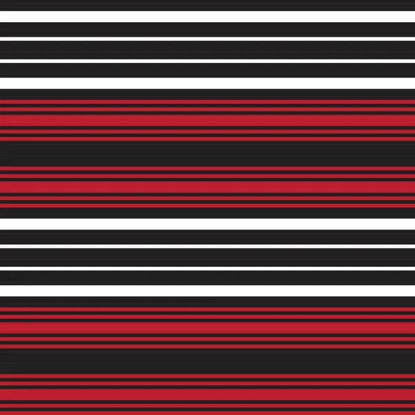 Fondo Patrón Inconsútil Rayado Horizontal Rojo Adecuado Para Textiles Moda — Vector de stock