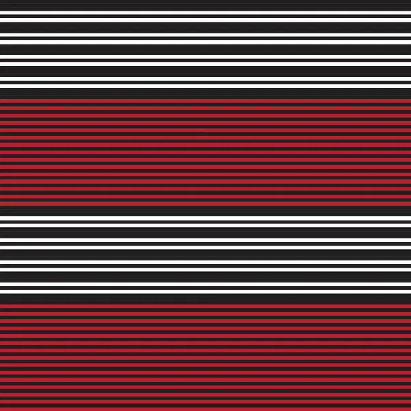 Red Horizontal Striped Seamless Pattern Background Suitable Fashion Textiles Graphics — Stock Vector