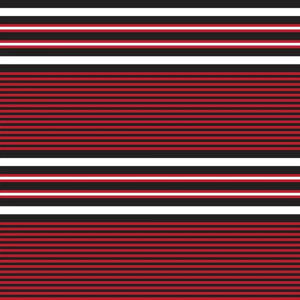 Червоний Горизонтальний Смугастий Безшовний Візерунок Фон Підходить Модного Текстилю Графіки — стоковий вектор