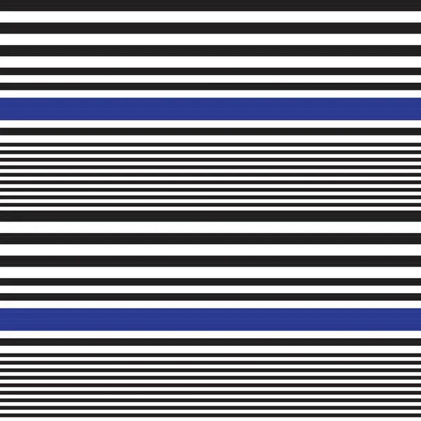 Blue Horizontal Striped Seamless Pattern Background 그래픽 — 스톡 벡터