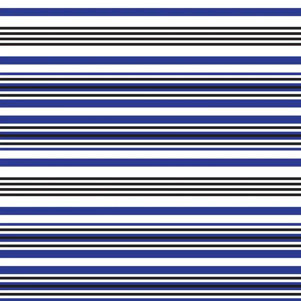 Fondo Patrón Inconsútil Rayado Horizontal Azul Adecuado Para Textiles Moda — Archivo Imágenes Vectoriales