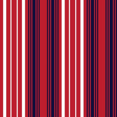 Moda tekstil ve grafikleri için uygun kırmızı ve mavi dikey çizgili dikişsiz arkaplan