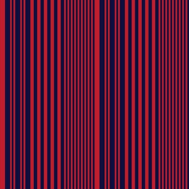 Moda tekstil ve grafikleri için uygun kırmızı ve mavi dikey çizgili dikişsiz arkaplan