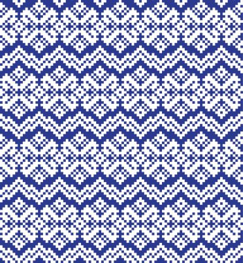 Moda tekstil, örgü ve grafikleri için mavi Noel panayır desenli arka plan