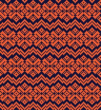 Moda tekstil, örgü ve grafikler için turuncu Noel panayırı desenli arka plan