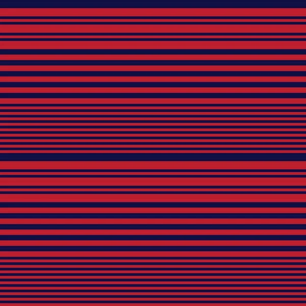 Red Blue Horizontal Striped Seamless Pattern Background 그래픽 — 스톡 벡터