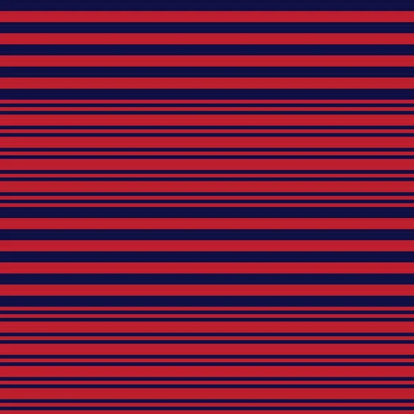 Red Blue Horizontal Striped Seamless Pattern Background 그래픽 — 스톡 벡터