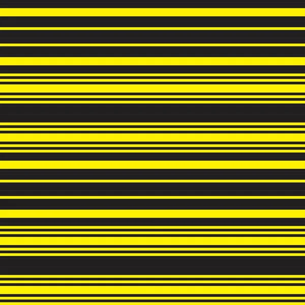 Yellow Horizontal Striped Seamless Pattern Background 그래픽 — 스톡 벡터