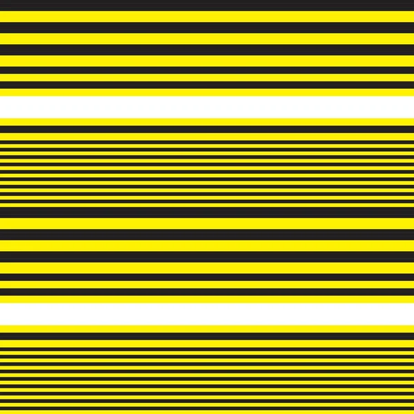 Jaune Fond Motif Sans Couture Rayé Horizontal Adapté Aux Textiles — Image vectorielle