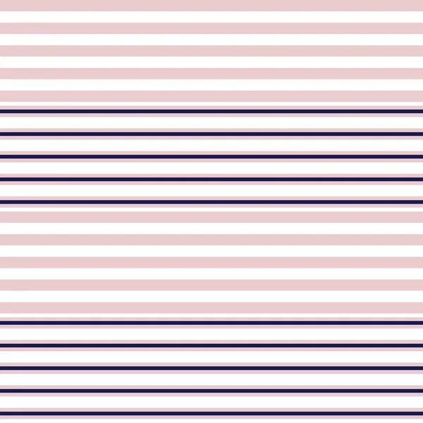 Pink Navy Horizontal Striped Seamless Pattern Background Suitable Fashion Textiles — Stock Vector