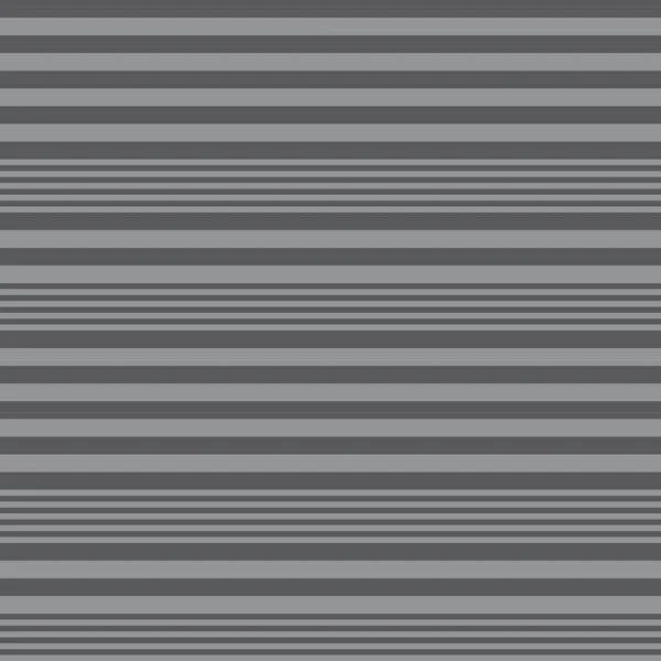 Gris Horizontal Rayado Sin Costuras Patrón Fondo Adecuado Para Textiles — Vector de stock