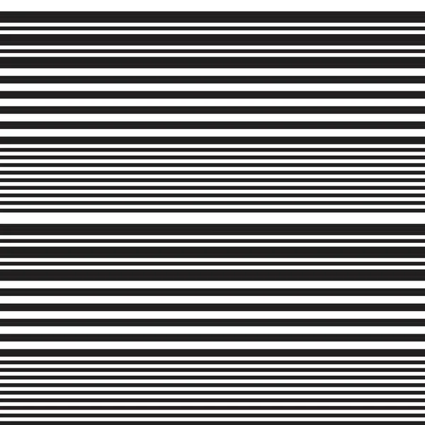 Blanco Negro Fondo Patrón Sin Costuras Rayas Horizontales Adecuado Para — Vector de stock