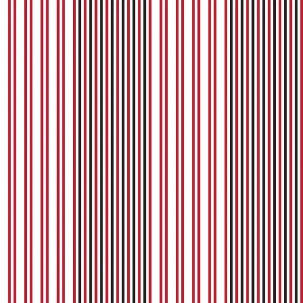 ファッション繊維 グラフィックに適した赤垂直ストライプシームレスパターンの背景 — ストックベクタ
