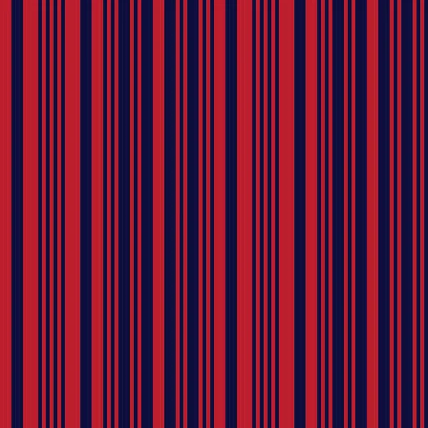 Fondo Patrón Inconsútil Rayado Vertical Rojo Azul Adecuado Para Textiles — Vector de stock