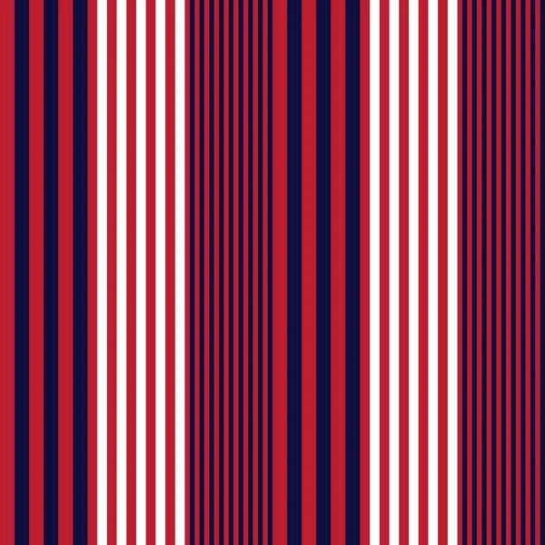 Fondo Patrón Inconsútil Rayado Vertical Rojo Azul Adecuado Para Textiles — Archivo Imágenes Vectoriales