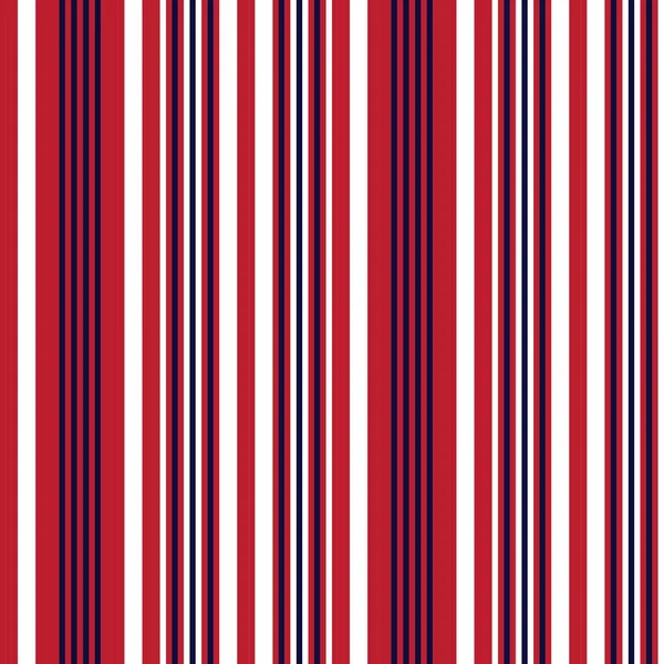 Red Blue Vertical Striped Seamless Pattern Background Suitable Fashion Textiles — Stock Vector