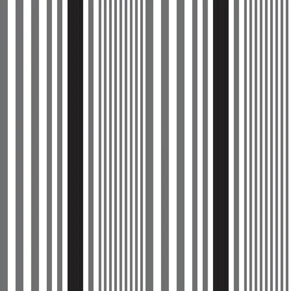 黑色和白色垂直条纹无缝图案背景适合流行纺织品 — 图库矢量图片