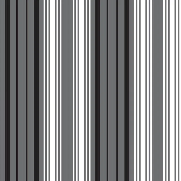 Fondo Patrón Inconsútil Rayado Vertical Blanco Negro Adecuado Para Textiles — Vector de stock