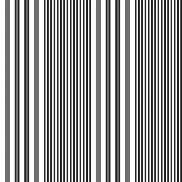 Black White Vertical Striped Seamless Pattern Background Suitable Fashion Textiles — Stock Vector