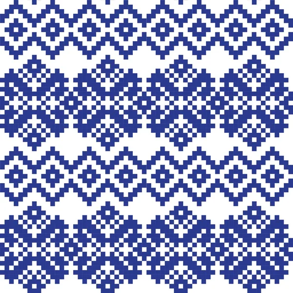 Голубой Фон Рождественской Ярмарки Модных Текстиля Трикотажа Графики — стоковый вектор
