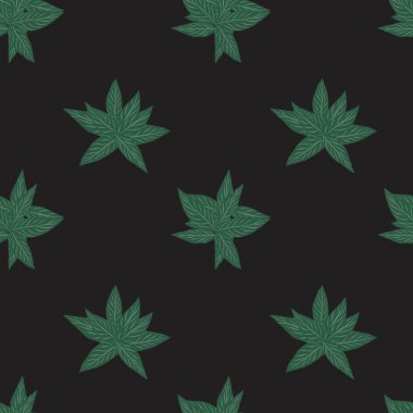 Yeşil Tropik Yaprak botanik desensiz arka plan moda baskıları, grafikler, arka planlar ve el sanatları için uygundur