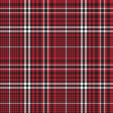 Kırmızı Glen Ekose desenli, moda tekstil ve grafikleri için uygun.
