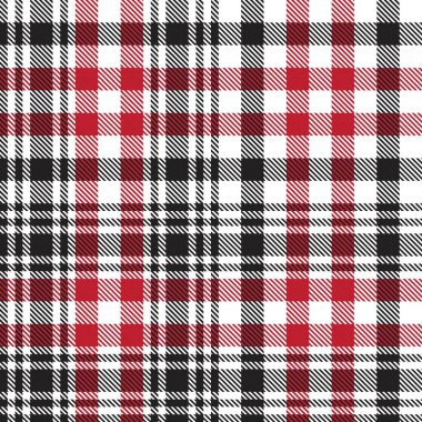 Kırmızı Glen Ekose desenli, moda tekstil ve grafikleri için uygun.