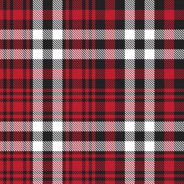Kırmızı Glen Ekose desenli, moda tekstil ve grafikleri için uygun.