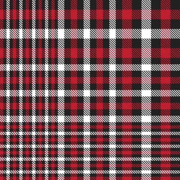 Red Glen Plaid Texturiertes Nahtloses Muster Für Modetextilien Und Grafiken — Stockvektor