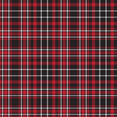 Kırmızı Glen Ekose desenli, moda tekstil ve grafikleri için uygun.