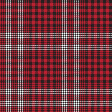 Kırmızı Glen Ekose desenli, moda tekstil ve grafikleri için uygun.