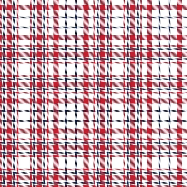 Red Navy Glen Plaid Texture Modello Senza Cuciture Adatto Tessuti — Vettoriale Stock