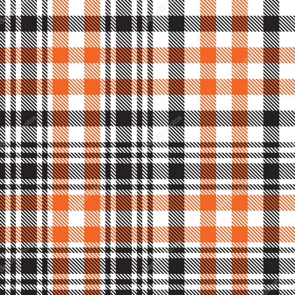 Orange Glen Plaid textured seamless pattern suitable for fashion textiles and graphics