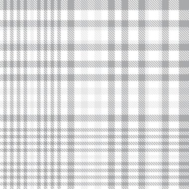 Beyaz Glen Ekose desenli, moda tekstil ve grafikleri için uygun.