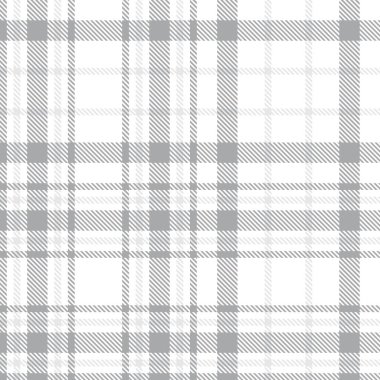 Beyaz Glen Ekose desenli, moda tekstil ve grafikleri için uygun.