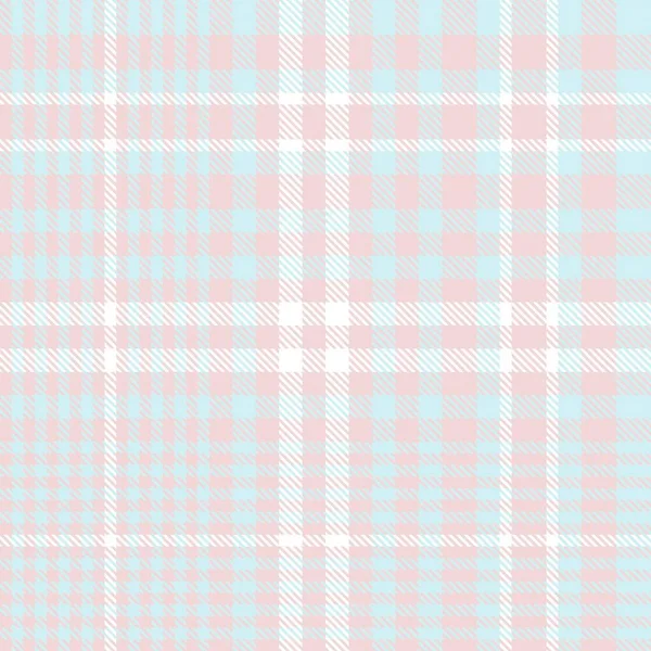 Pink Glen Plaid Texturiertes Nahtloses Muster Für Modetextilien Und Grafiken — Stockvektor