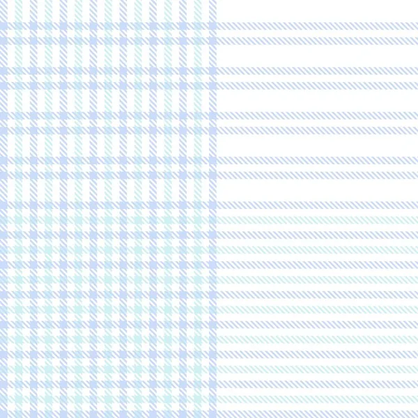 Sky Blue Glen Plaid Texture Modello Senza Cuciture Adatto Tessuti — Vettoriale Stock