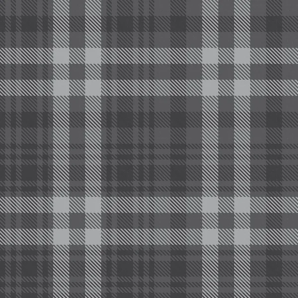 Patrón Sin Costura Texturizado Gris Glen Plaid Adecuado Para Textiles — Vector de stock